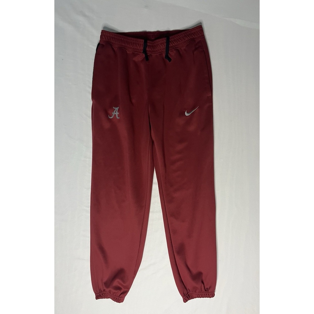 Nike Dri Fit Alabama Crimson Tide Joggers Pants Men's Large Red Tapered DO6011